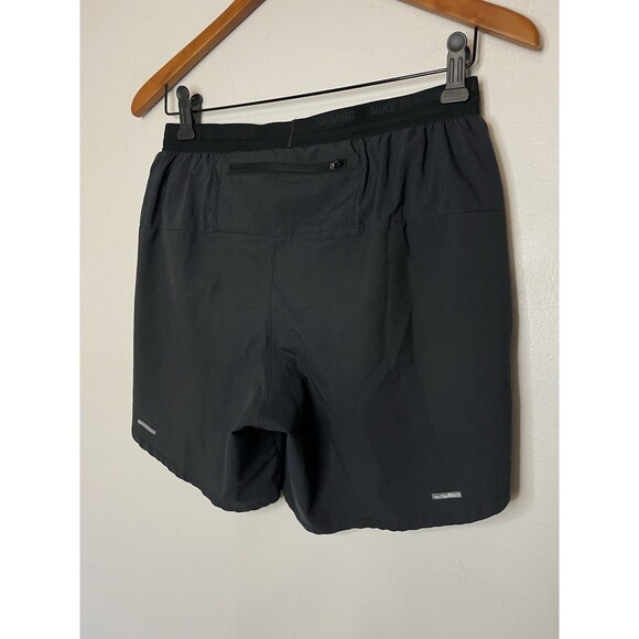 Nike Running Men's Small 6" Active Shorts Black - Picture 5 of 6